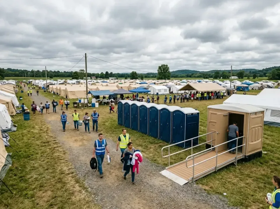 disaster-relief-camp-restrooms-010 — frequently asked questions, Dumpster & Portable Bathrooms Rental in Croswell, MI